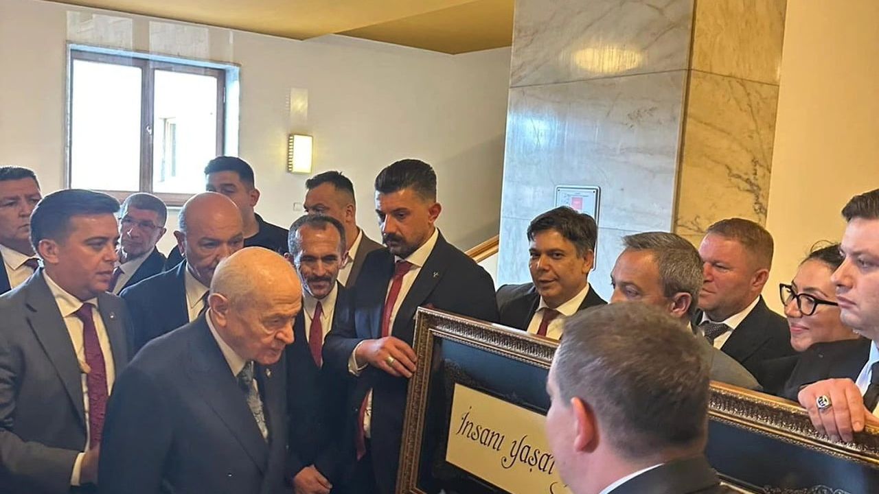 MHP Bilecik İl Başkanı Talha Özkan, Devlet Bahçeli'yi Ziyaret Etti