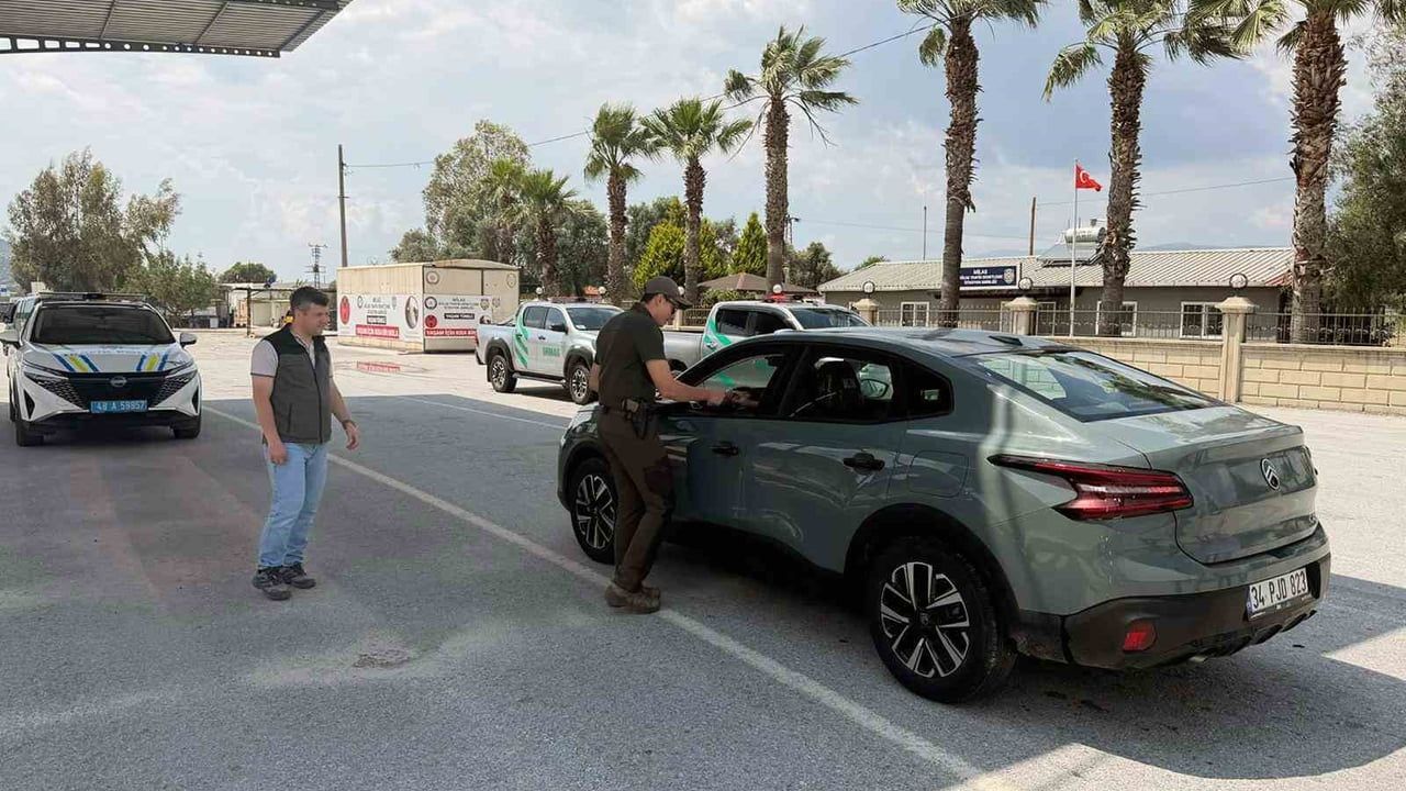 Milas'ta bayram öncesi orman yangınlarına karşı bilgilendirme çalışması