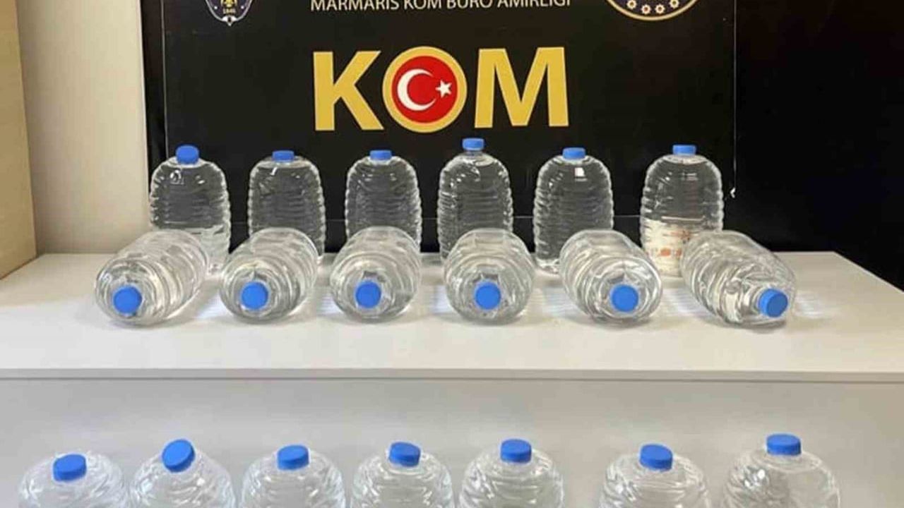 Muğla'da Kurban Bayramı Öncesi Sahte Alkol Operasyonu: 475 Litre Etil Alkol Ele Geçirildi