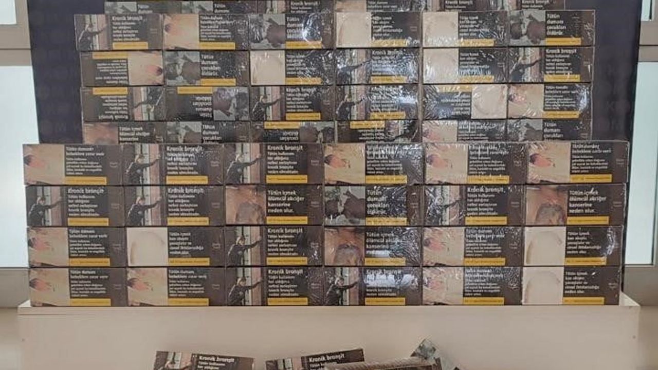 Muş'ta düzenlenen operasyonda 20 bin mükerrer bandrollü boş makaron ele geçirildi