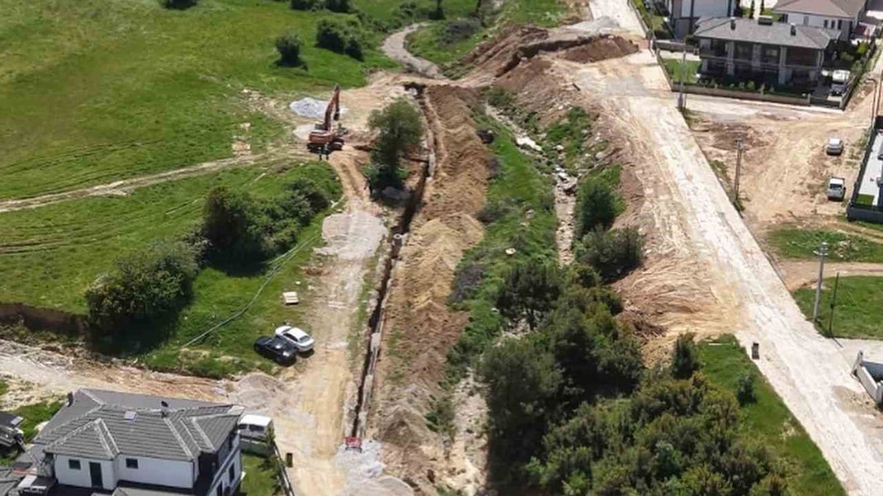MUSKİ Menteşe'de Yeniköy, Ortaköy ve Kolejler Bölgesi'nde altyapı çalışmalarını sürdürüyor