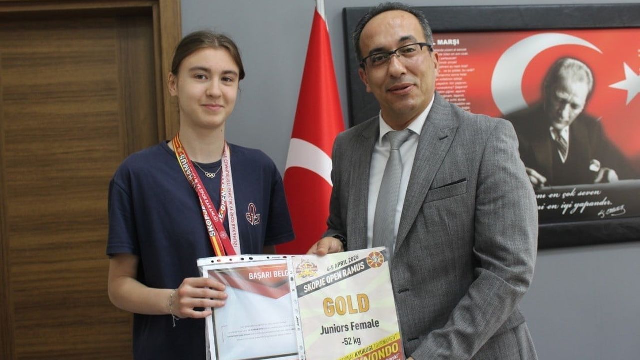Naile Nur Özfidan, Üsküp'te altın madalya ve Türkiye şampiyonluğu kazandı