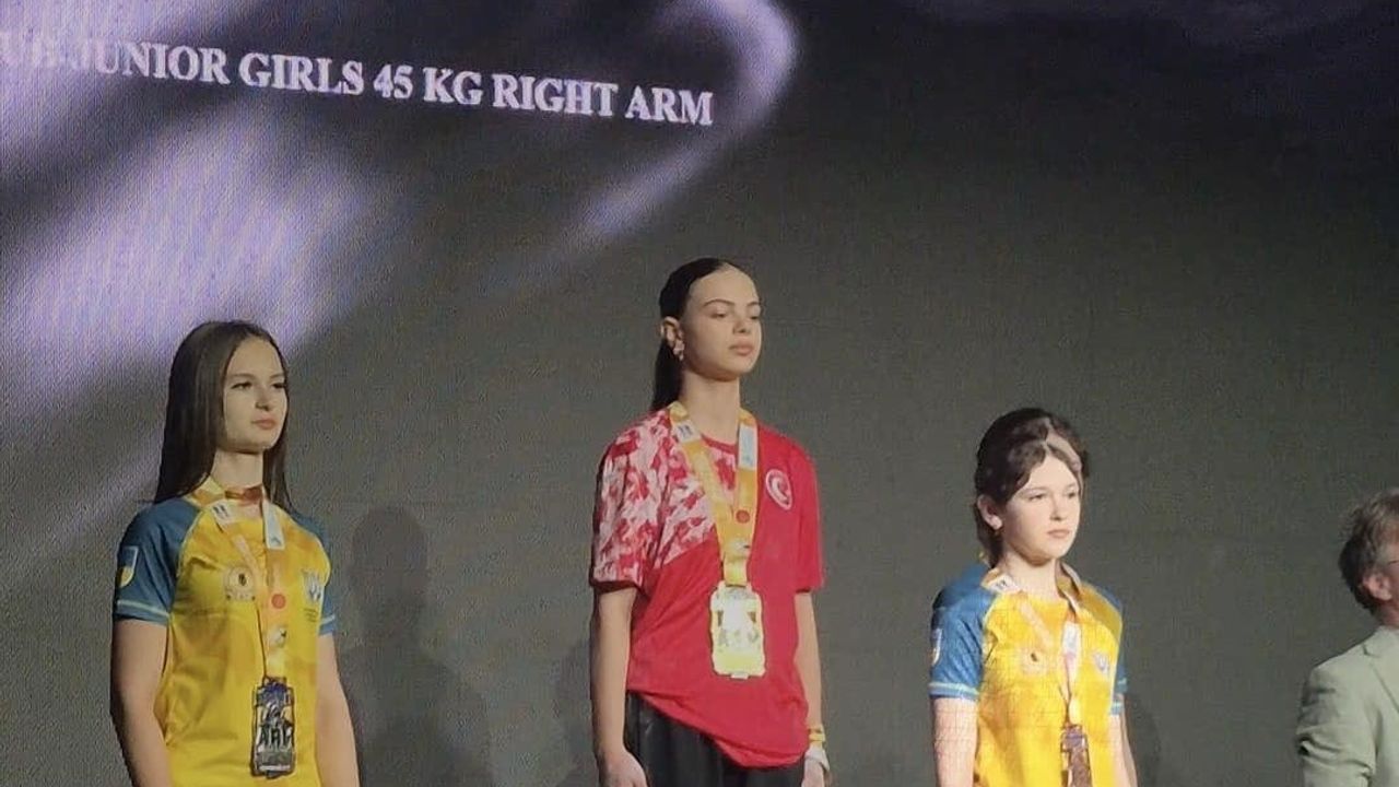 Neslihan Kibar U15'te Avrupa Şampiyonu oldu