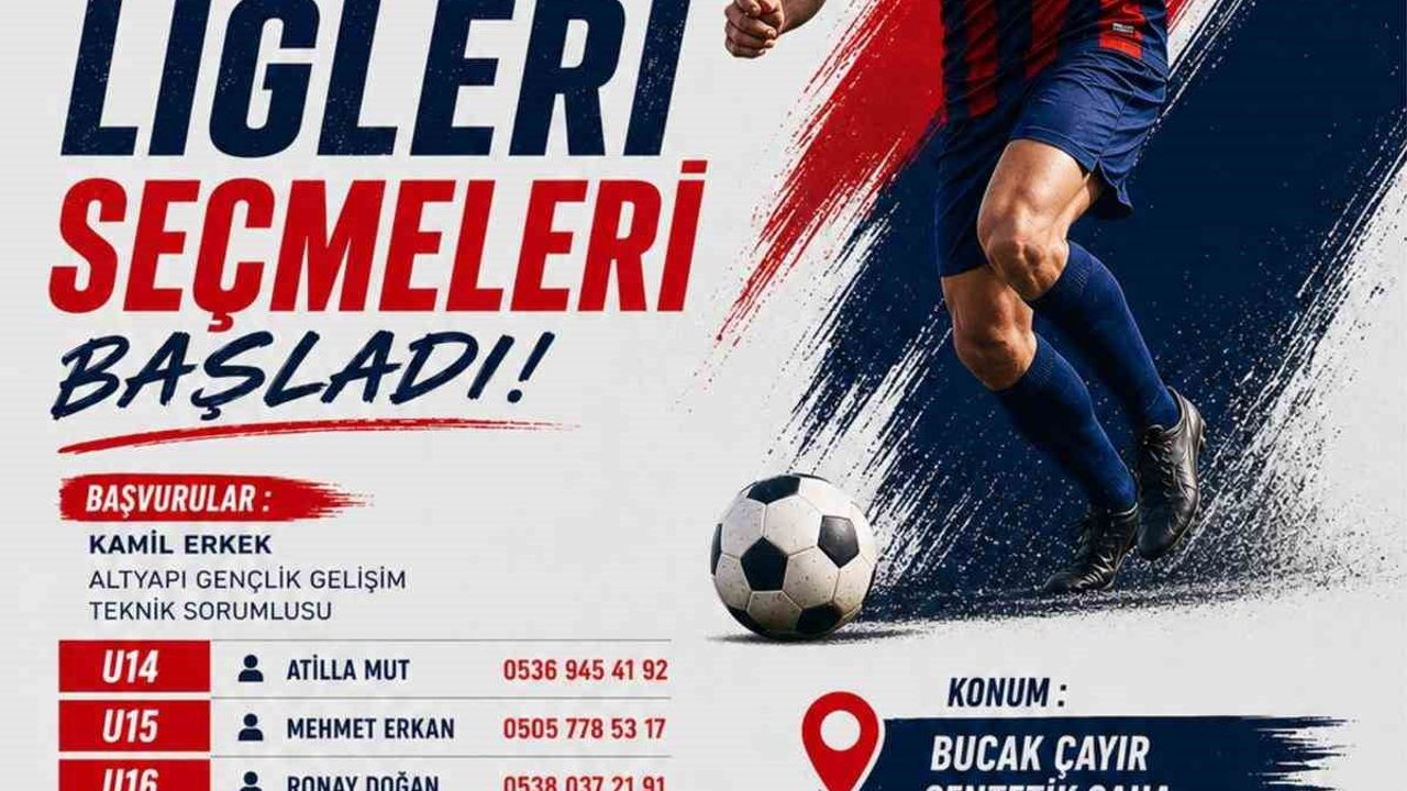 Niğde Belediyesi Spor Kulübü 1-5 Haziran 2026'de U14-U19 Gelişim Ligi Seçmelerini Düzenliyor