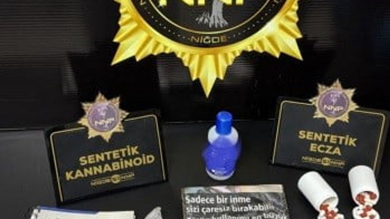 Niğde'de narkotik operasyonu: 3 şüpheli tutuklandı