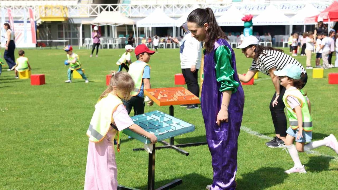 Nilüfer 24. Uluslararası Spor Şenlikleri'nde minikler parkurlarda yarıştı