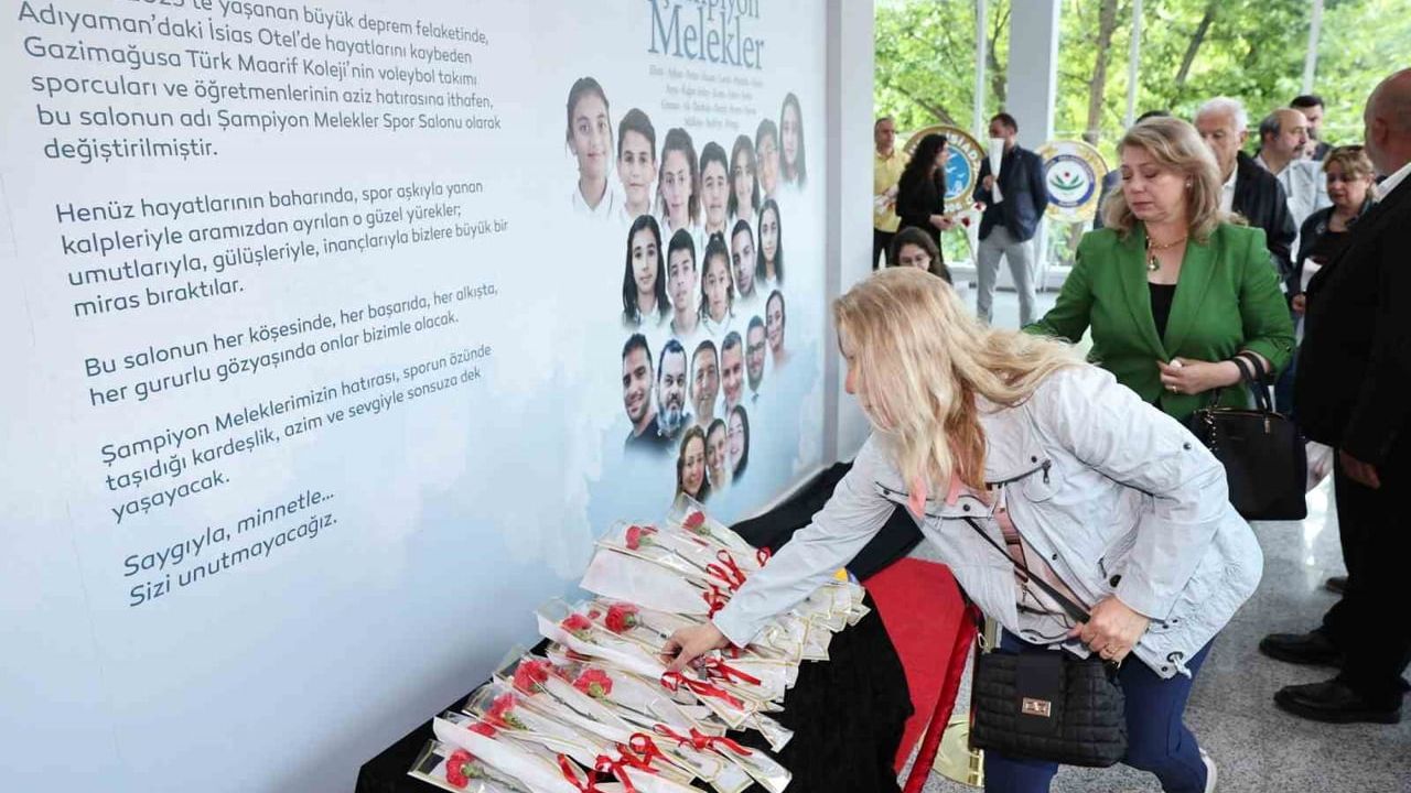 Nilüfer'de Beşevler Cimnastik Salonu 'Şampiyon Melekler' adıyla anılacak