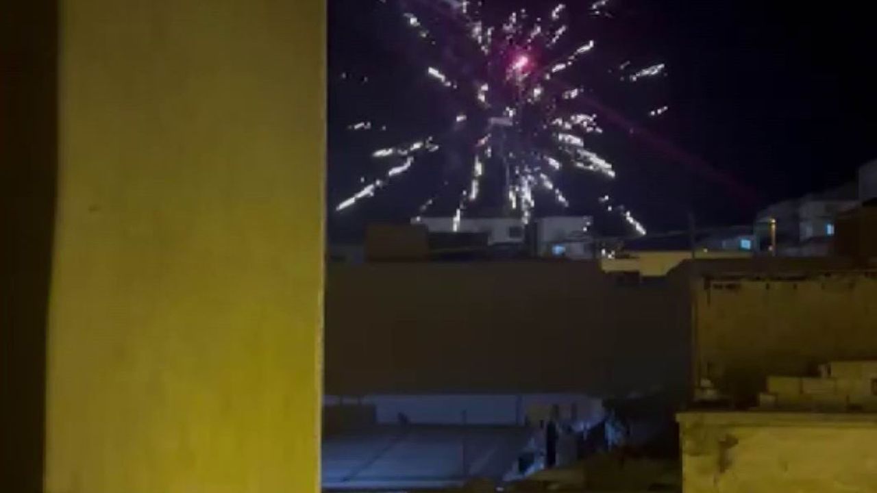 Nusaybin'de Gece Yarısı Havai Fişekleri Vatandaşların Tepkisini Çekti