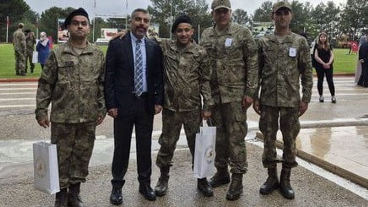 Oğuzeli'nde özel bireyler bir günlüğüne temsili asker oldu