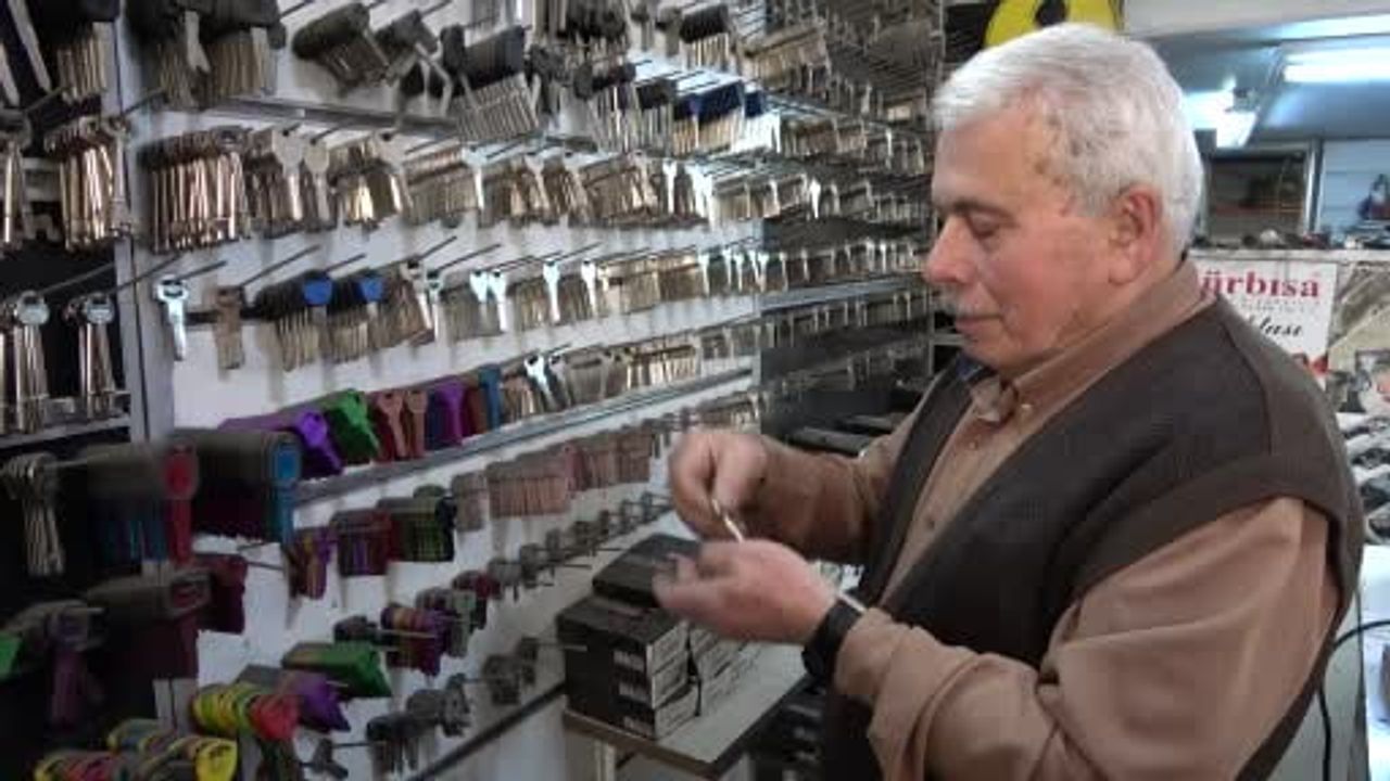 Ordu'da 53 Yıldır Çilingirlik Yapan Usta Zekeriya Şentürk