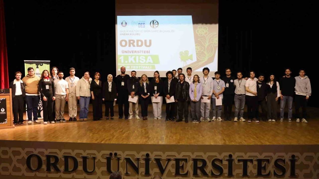 Ordu Üniversitesi 1. Kısa Film Festivali 'Çevre ve İklim' temasıyla düzenlendi