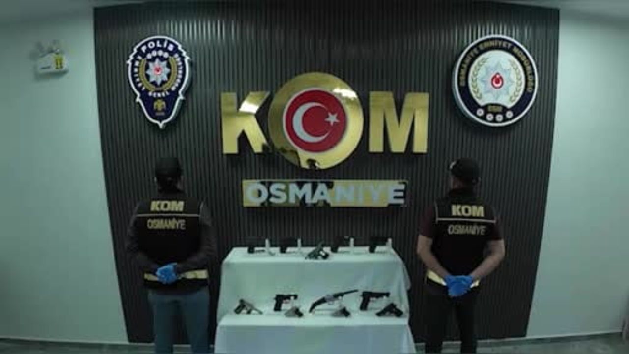 Osmaniye merkezli 4 ilde eş zamanlı suç örgütü operasyonu: 52 tutuklama