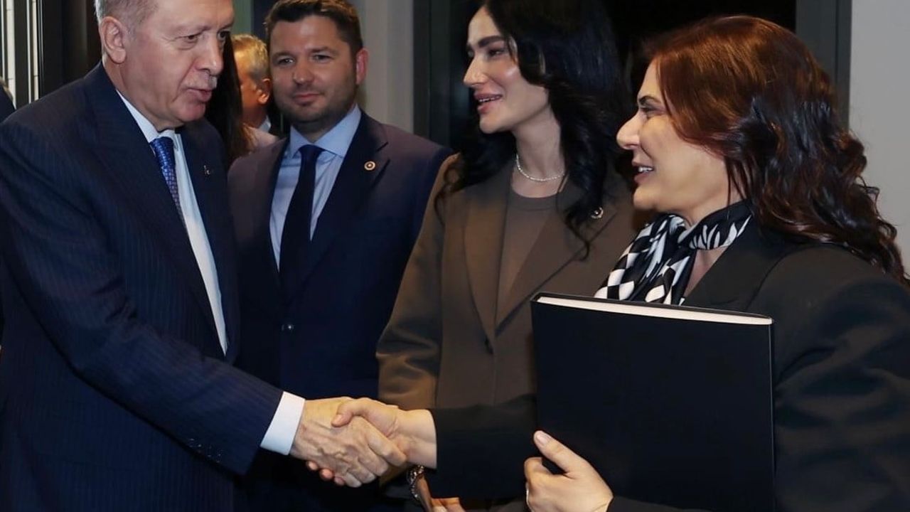 Özlem Çerçioğlu, Aydın projelerini Cumhurbaşkanı Erdoğan'a sundu