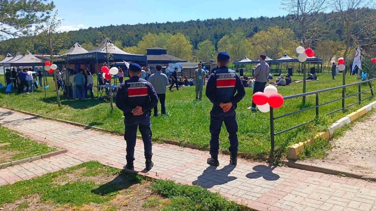 Pelitözü Gölpark'ta İnşaat Mühendisleri Günlükleri etkinliğinde üst düzey güvenlik önlemleri