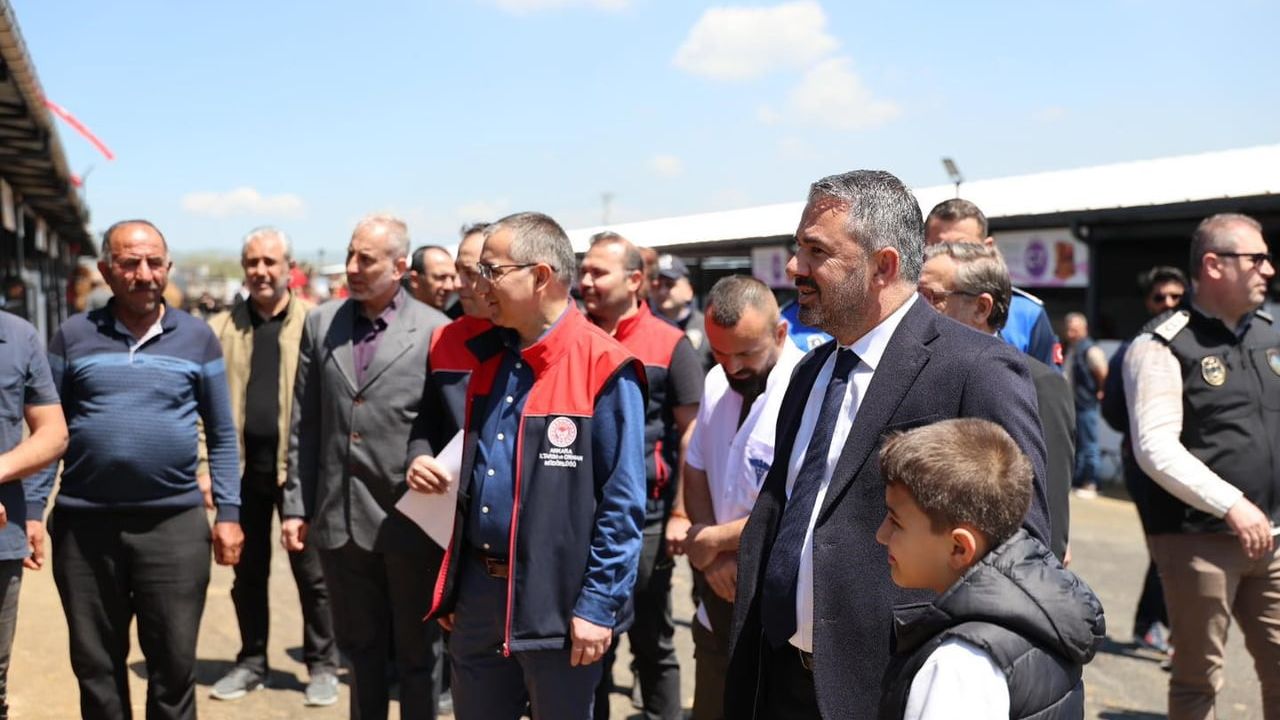 Pursaklar Belediyesi Gümüşoluk'ta Kurban Bayramı Öncesi Kesim Provası Yaptı