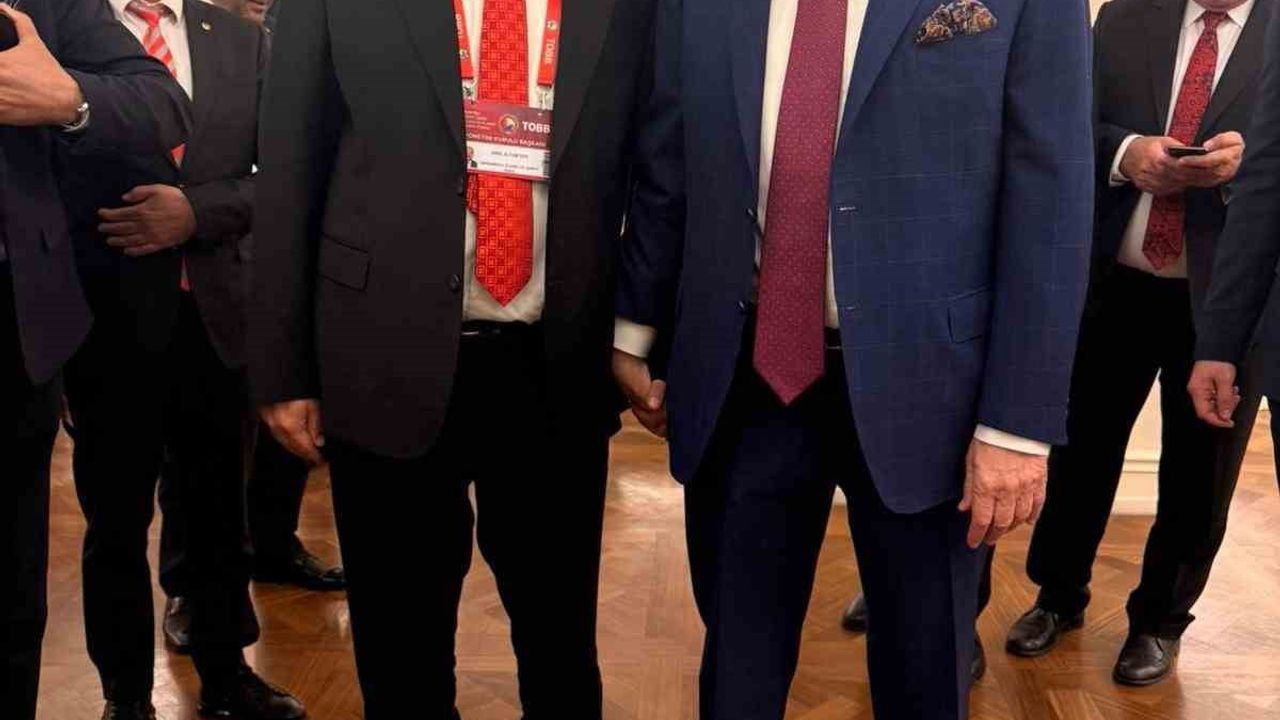 Safranbolu TSO, TOBB Hizmet Şeref Belgesi Töreni'ne Ankara'da katıldı