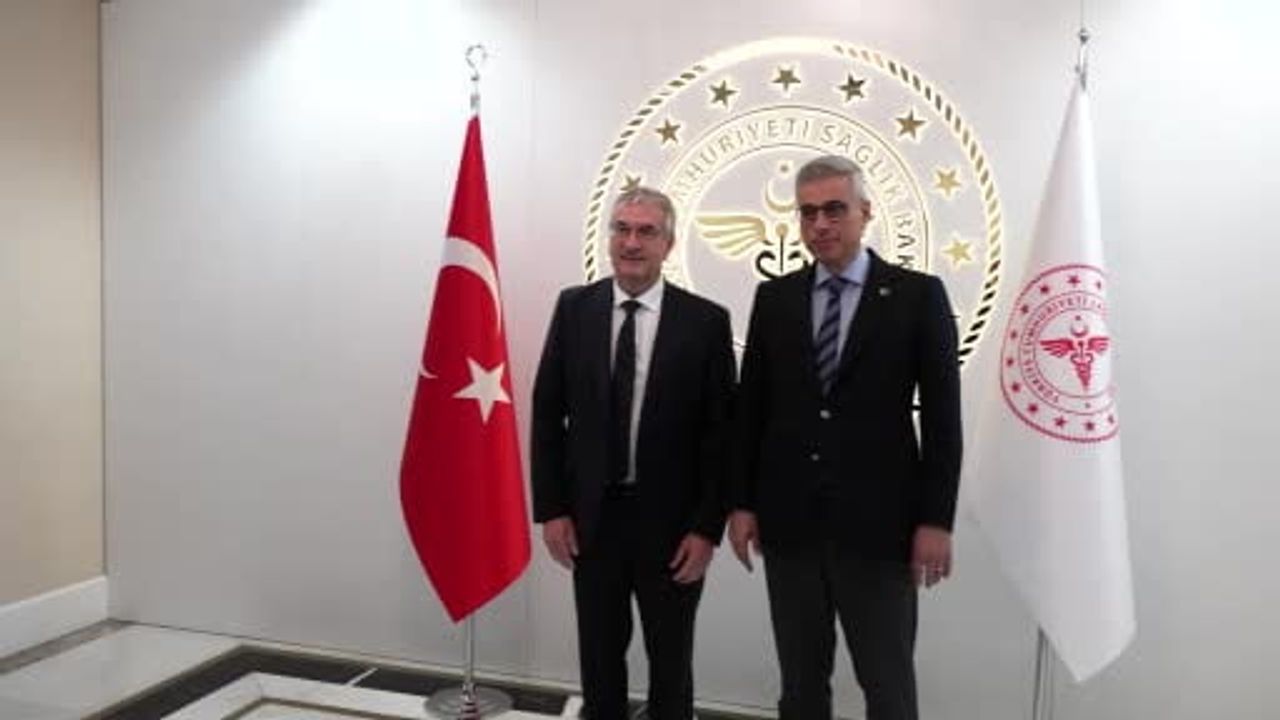 Sağlık Bakanı Memişoğlu, Valonya Başkan Yardımcısı Pierre-Yves Jeholet ile görüştü
