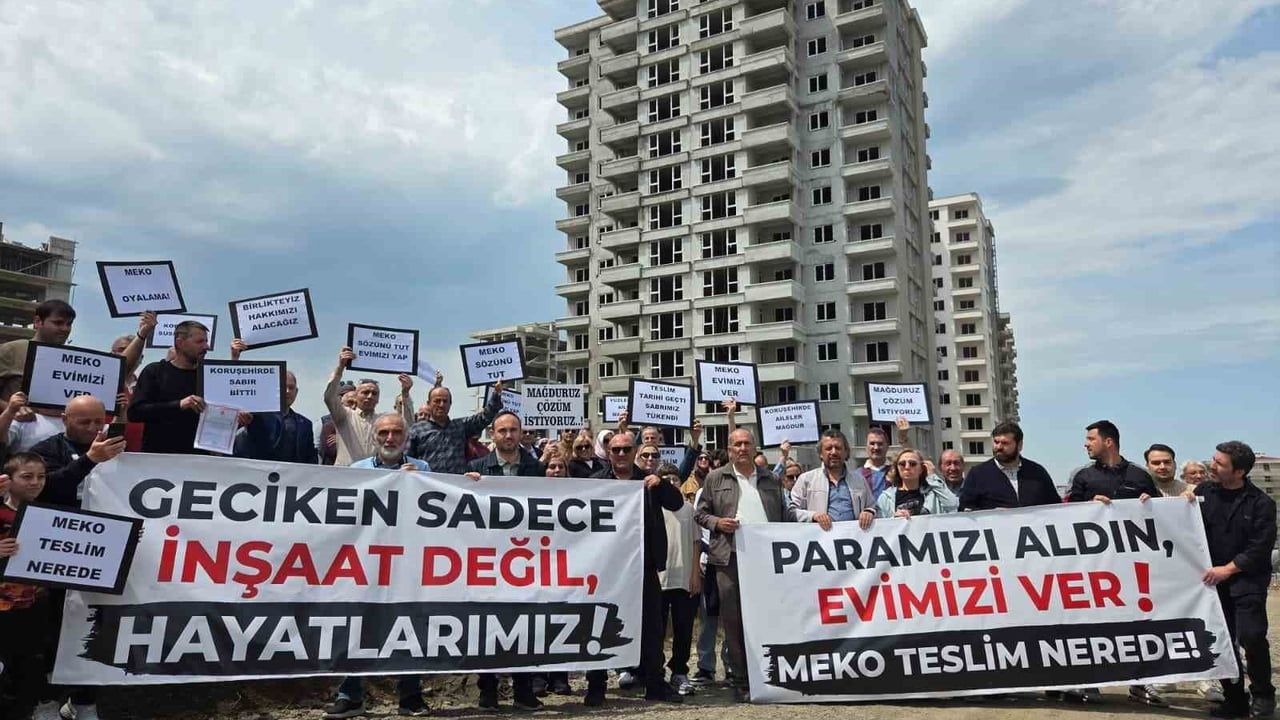 Samsun Atakum'da 10 Yıldır Tamamlanamayan Korupark Evleri: Tapu Var, Bina Yok