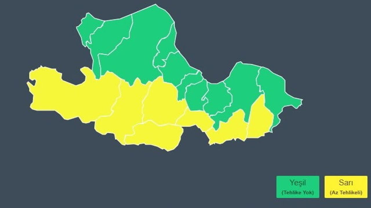 Samsun'da 23 Mayıs'ta İç Kesimler İçin Kuvvetli Yağış Uyarısı
