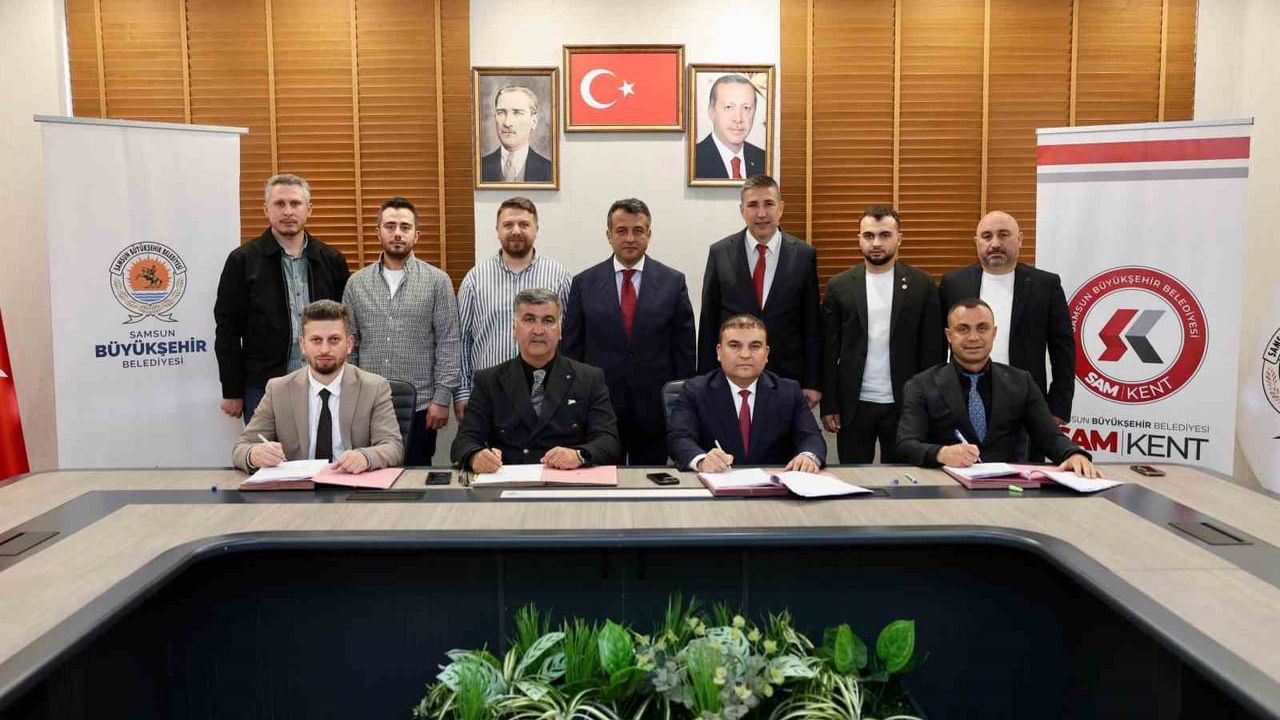 Samsun'da Anadolu Mahallesi Kentsel Dönüşümünde Sözleşmeler İmzalandı