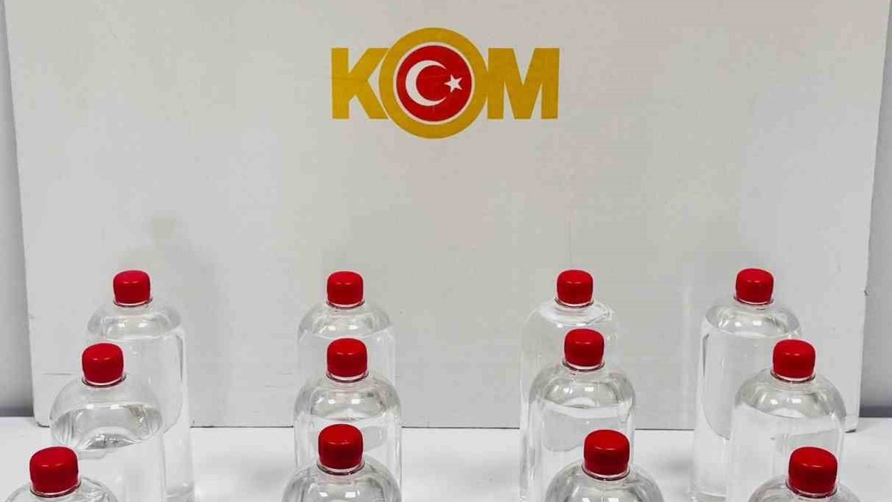 Samsun’da sahte alkol operasyonu: 12 litre etil alkol ele geçirildi