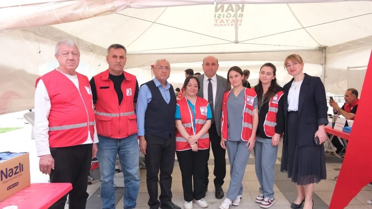 Sarıgöl'de Kızılay Kan Bağışı Kampanyasına Vatandaşlardan Yoğun Destek