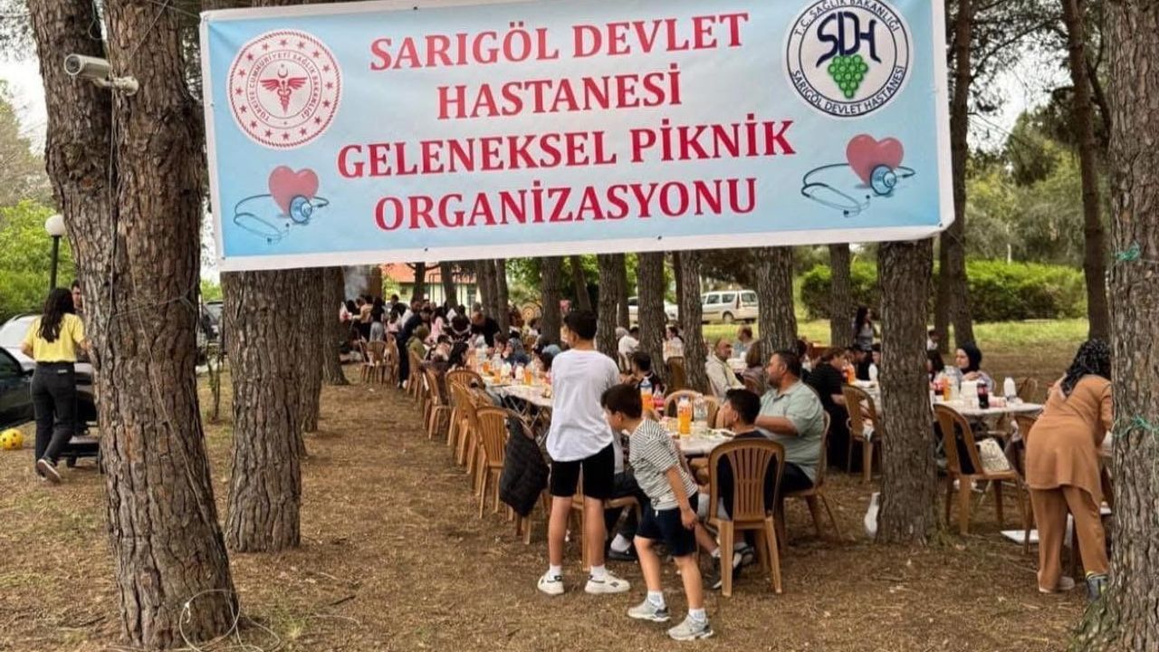 Sarıgöl Devlet Hastanesi'nin ilk motivasyon pikniği: Sağlık çalışanları ve aileleri bir araya geldi