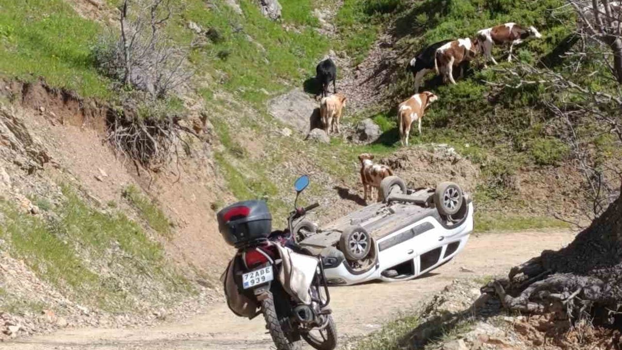 Sason'da pancar toplama yolunda kaza: 4 kişi yaralandı