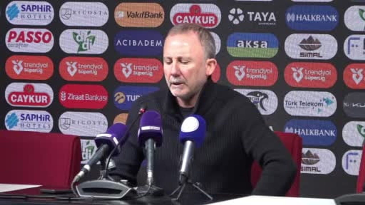 Sergen Yalçın: Başımıza son iki maçta gelmedik şey kalmadı — Çaykur Rizespor 2-2
