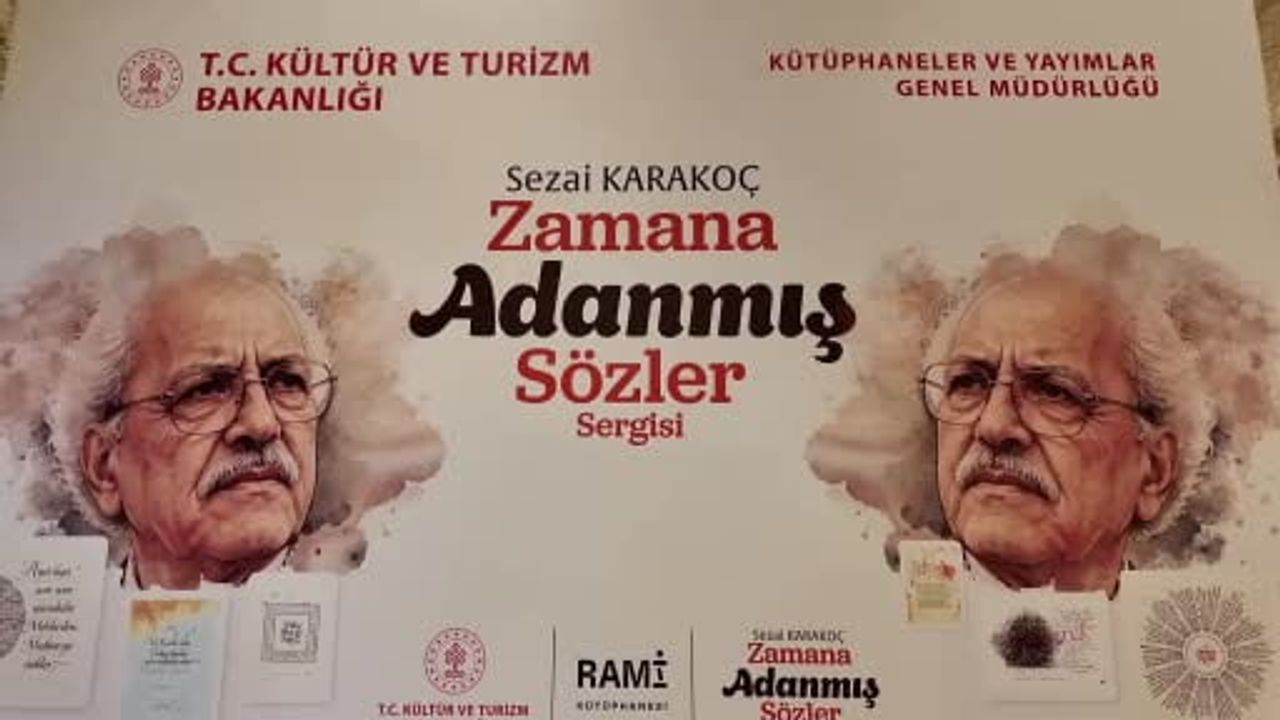 Sezai Karakoç’un 'Zamana Adanmış Sözler' sergisi: İlk kez gün yüzüne çıkan arşivler Rami Kütüphanesi'nde