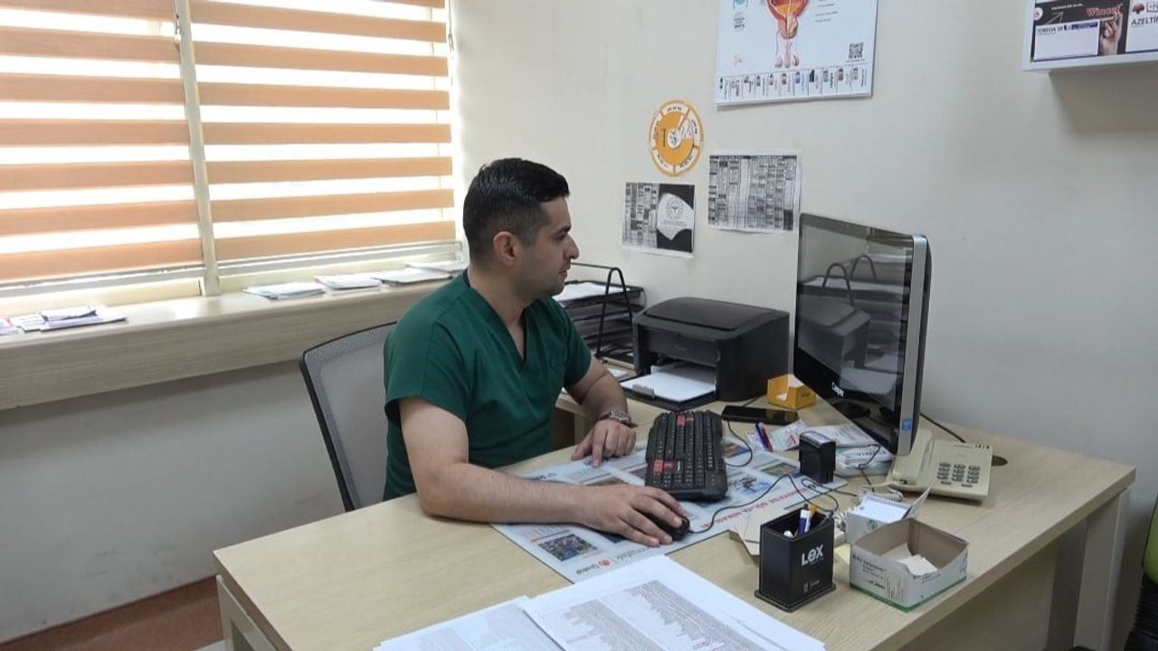 Siirt Eğitim ve Araştırma Hastanesi’nde Op. Dr. Samir Jafarguliyev, Staghorn Böbrek Taşlarını Kapalı Yöntemle Temizledi
