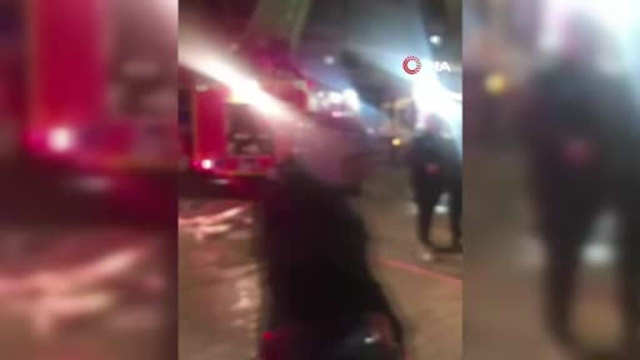 Siirt’te şampiyonluk kutlamasında atıldığı iddia edilen havai fişek doğalgaz kombisinde yangın çıkardı