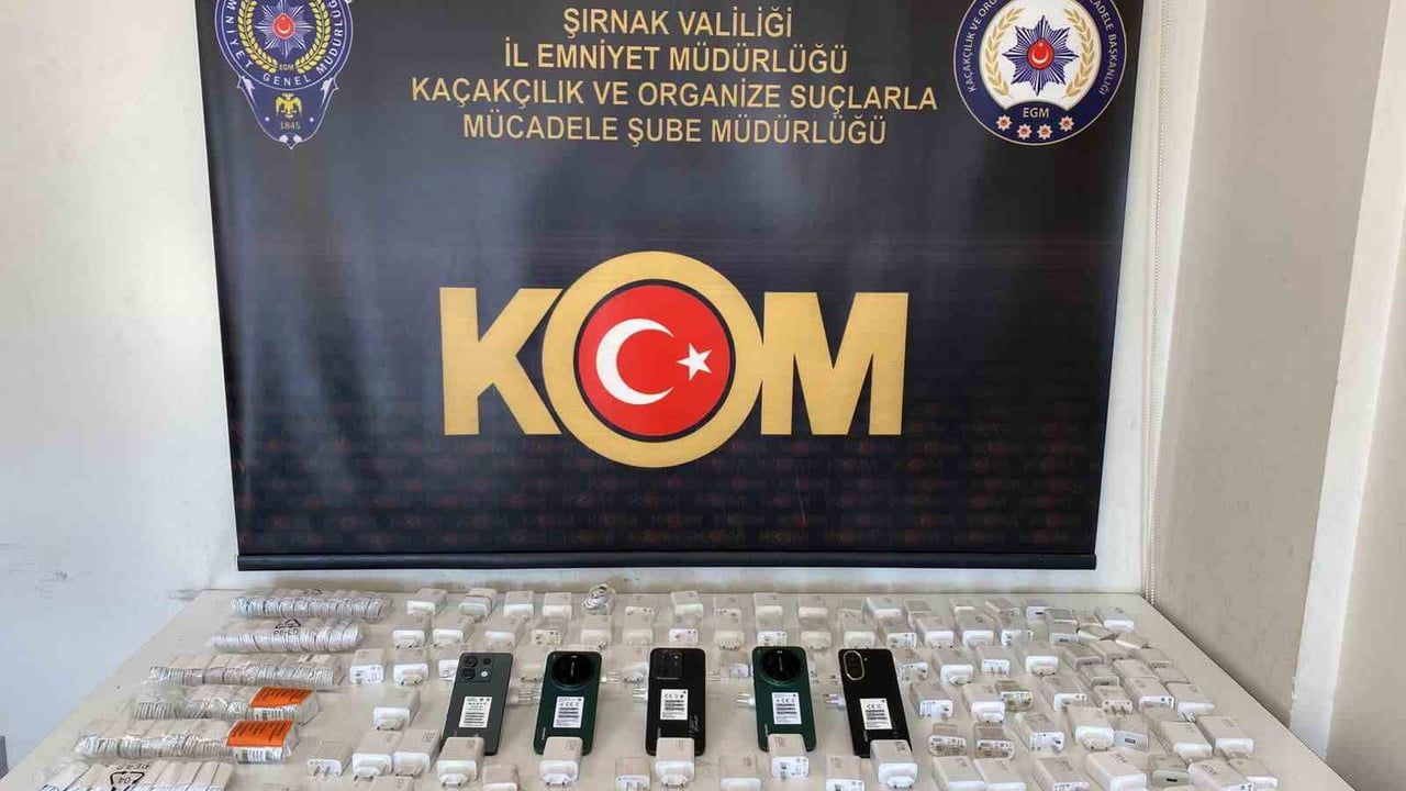 Şırnak'ta 7 milyon 450 bin liralık kaçak malzeme ele geçirildi; 63 gözaltı