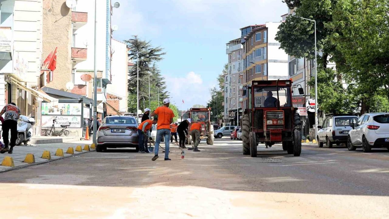Söğüt’te park ve yeşil alanlarda çim biçme ve ilaçlama çalışmaları hız kazandı