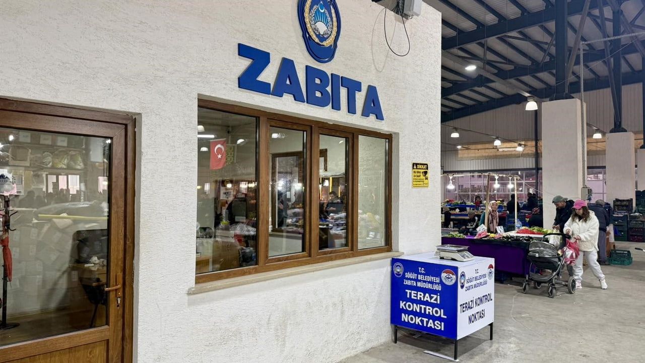 Söğüt'te Pazar Yerinde Terazi Kontrol Noktası Hizmete Girdi