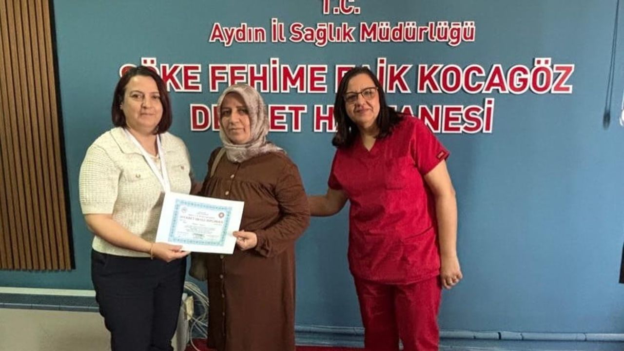 Söke'de Diyabet Sertifikasyon ve Bilgilendirme Toplantısı ile hastalara sağlıklı yaşam eğitimi verildi