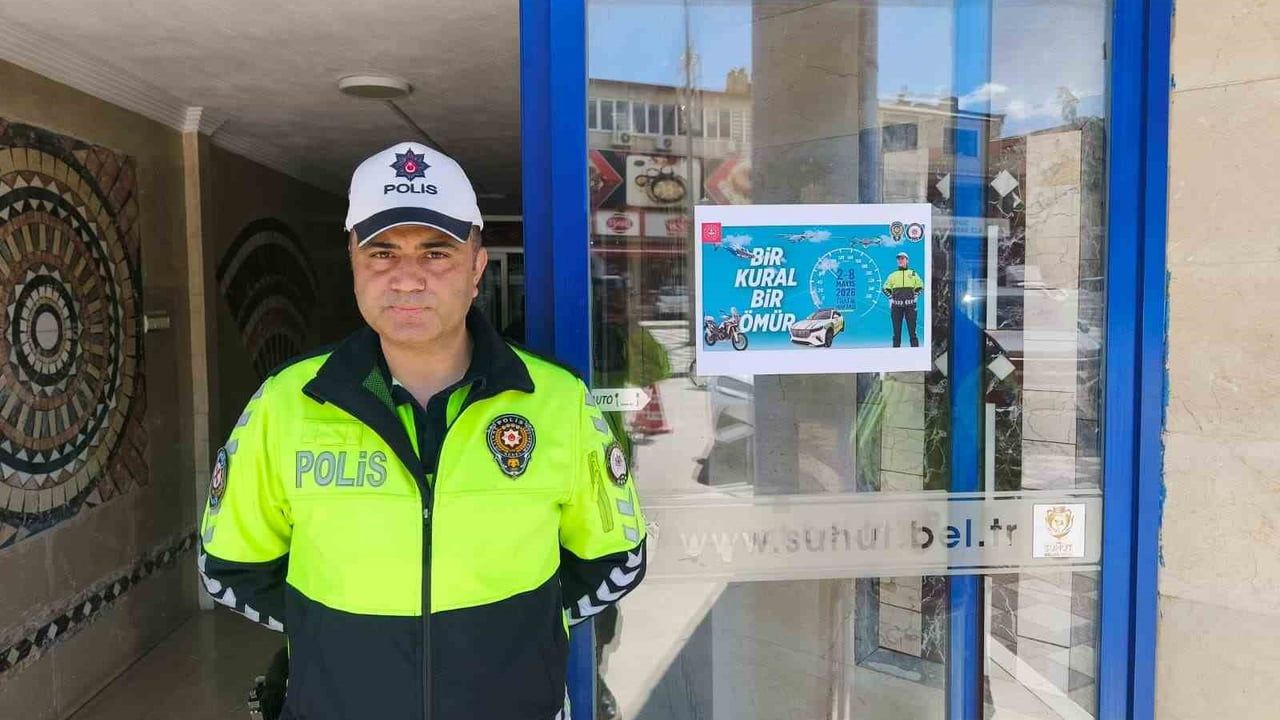 Şuhut'ta 'Bir Kural Bir Ömür' uygulamasıyla trafik güvenliğine vurgu