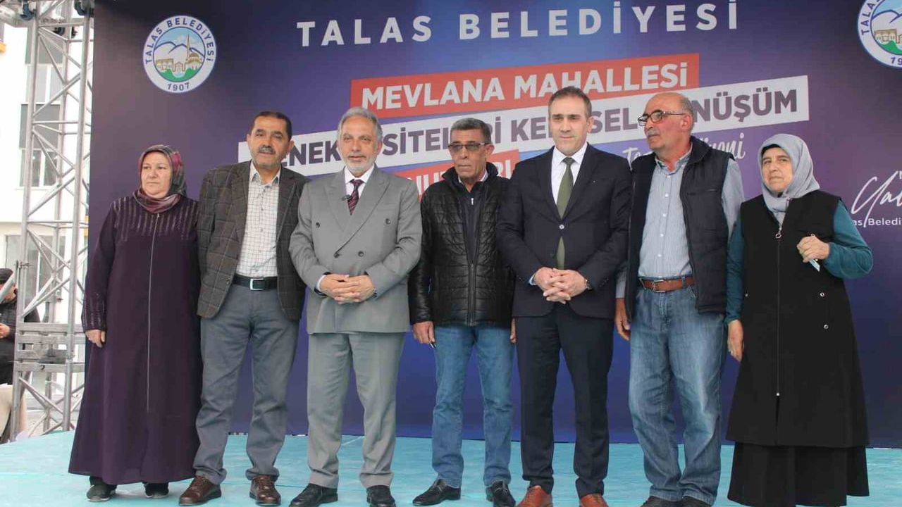 Talas'ta Menekşe Siteleri'nde 60 Dairenin Anahtar Teslimi Yapıldı