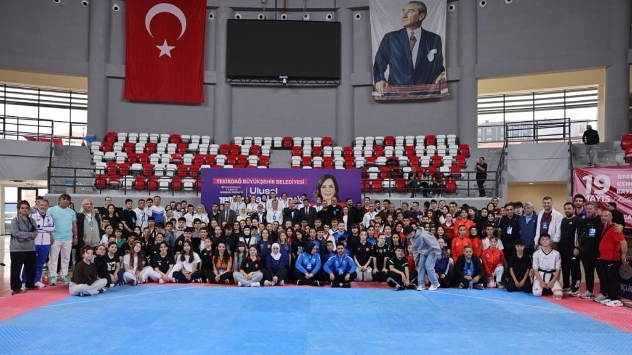 Tekirdağ'da TEKGENÇFEST: 7 ilden 365 sporcu Çorlu'da buluştu