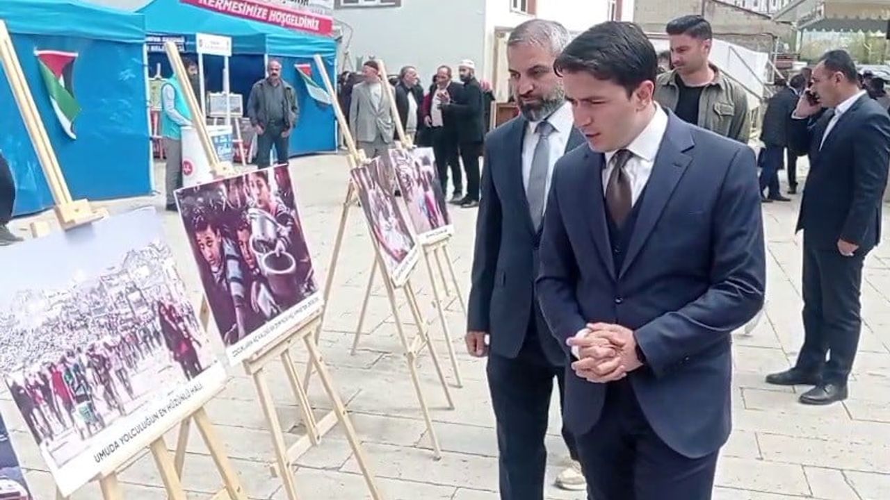 Tekman'da Gazze için hayır çarşısı düzenlendi