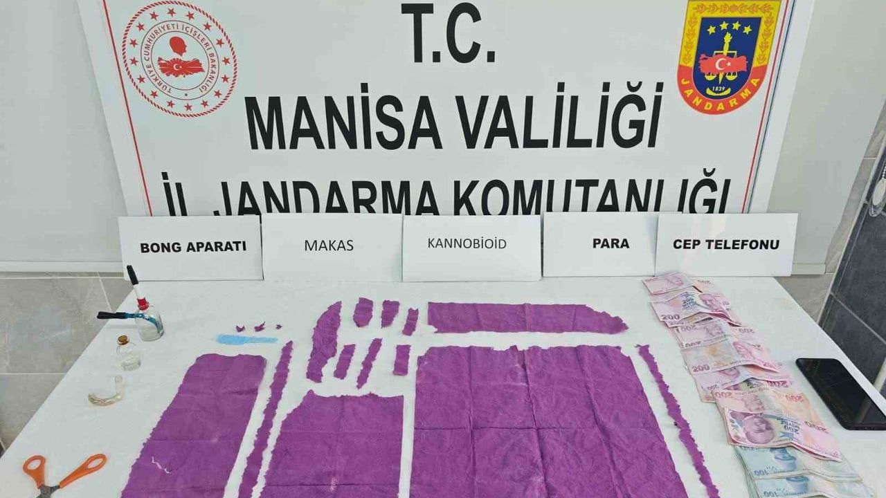 Turgutlu’da 13 bin 800 içimlik sentetik kannabinoid ele geçirildi, şüpheli tutuklandı