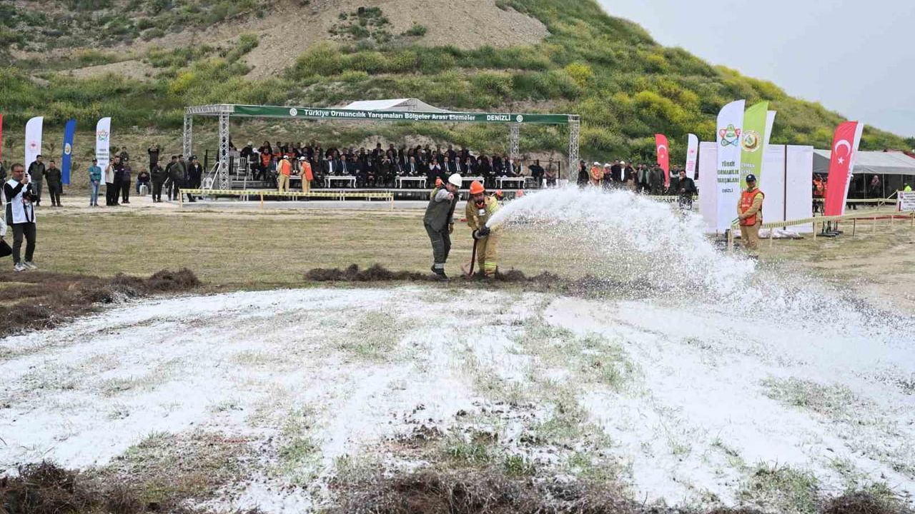 Türkiye Ormancılık Yarışmaları Denizli Etabı: Muğla Ekibi Adana Finaline Yükseldi