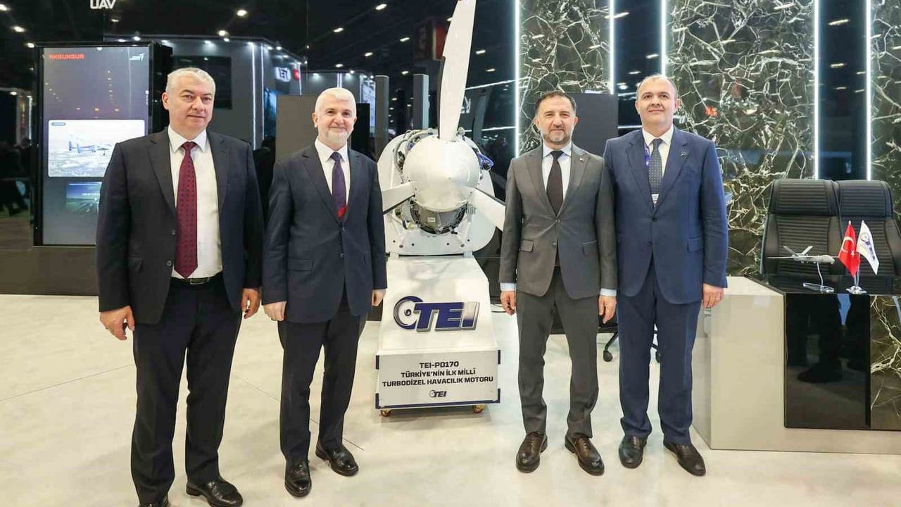 TUSAŞ ile TEI arasında ANKA ve AKSUNGUR için 100 adet TEI‑PD170 motor tedarik sözleşmesi