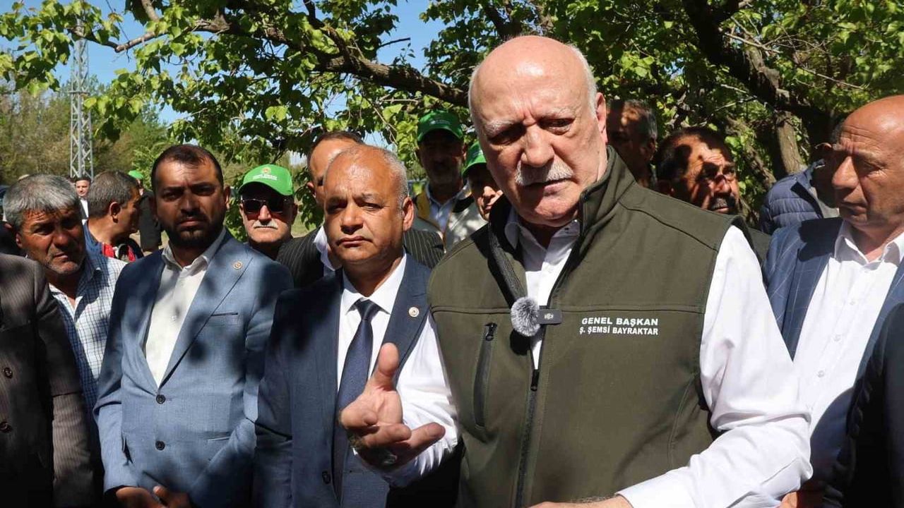 TZOB Başkanı Bayraktar: Iğdır'da kayısı ve diğer meyve bahçeleri dondan zarar gördü