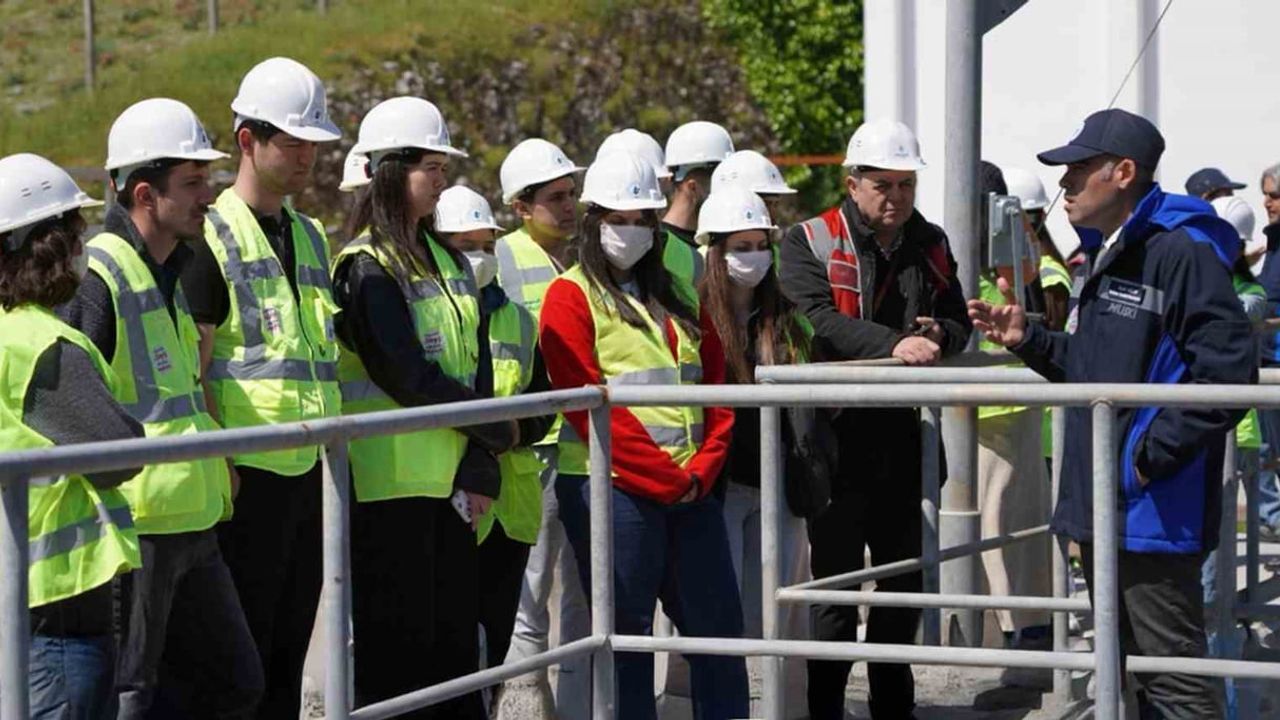 Ula Ali Koçman MYO Öğrencileri Menteşe Düğerek Atıksu Arıtma Tesisini Teknik Geziyle İnceledi