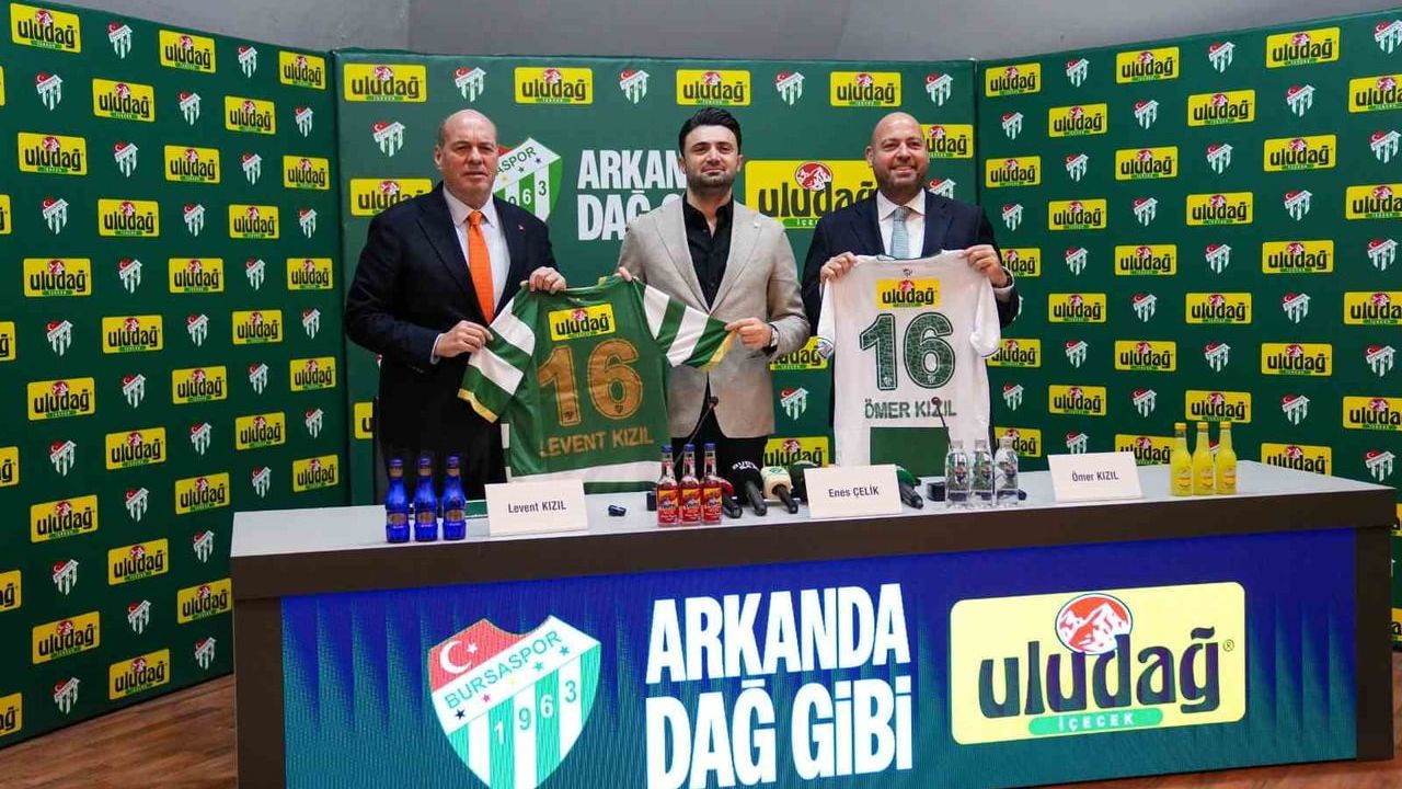 Uludağ İçecek, Bursaspor ile sponsorluk anlaşmasını 1. Lig'de de sürdürdü