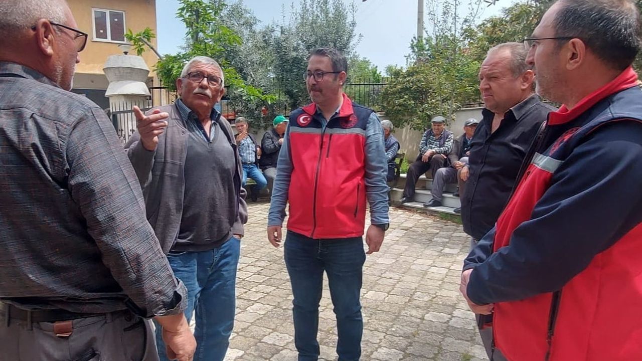 Uşak İl Tarım ve Orman Müdürlüğü ekipleri üreticilerle sahada buluştu