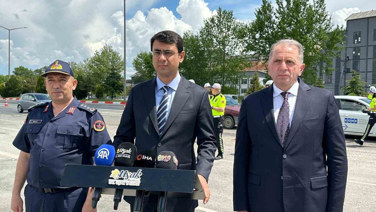 Uşak’ta Kurban Bayramı öncesi 5.214 güvenlik personeliyle denetimler yerinde incelendi