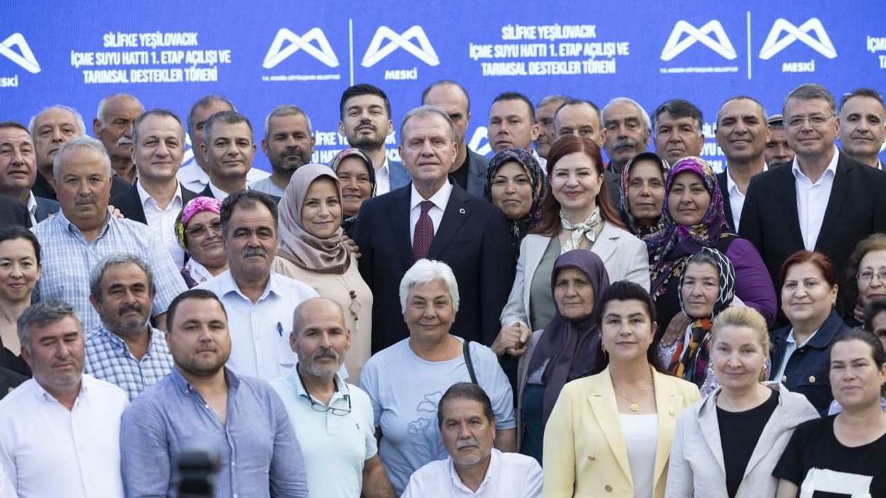 Vahap Seçer: Üretemeyen toplum bağımsızlığını yitirir — Yeşilovacık içme suyu ve Silifke tarımsal destekleri açıldı