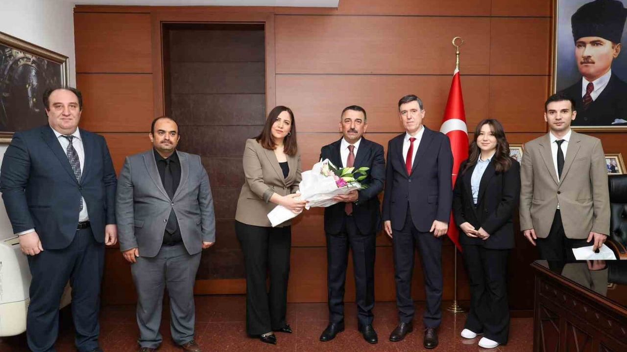 Vali Osman Hacıbektaşoğlu TÜİK Zonguldak Bölge Heyetini Makamında Kabul Etti